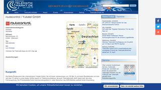 
                            8. routecontrol / Yukatel GmbH | Telematik Markt
