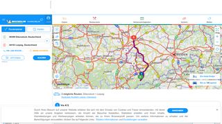 
                            7. Routenplaner Eibenstock - Leipzig - Entfernung, Fahrtzeit und Kosten ...