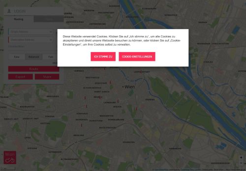 
                            12. Routenplaner | Fahrrad Wien