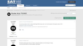 
                            8. Router Arris TG2492 - Sieci kablowe i IPTV: pytania techniczne ...