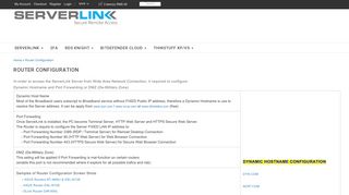 
                            4. Router Configuration - ServerLink