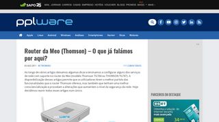 
                            5. Router da Meo (Thomson) – O que já falámos por aqui? - Pplware