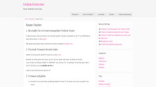 
                            12. Router Flashen - Freifunk Emskirchen