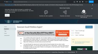 
                            12. router - Insecure local Fritzbox login? - Information Security ...