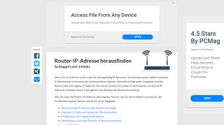 
                            12. ツ Router-IP-Adresse herausfinden – So klappt's mit 3 Klicks