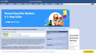 
                            6. Router konfigurieren und IP Adresse herausfinden - Computerhilfen.de