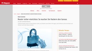 
                            4. Router sicher einrichten: So machen Sie Hackern den Garaus - PC ...