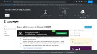 
                            8. router - Super admin access to Huawei HG8245 - Super User