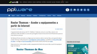 
                            3. Router Thomson – Aceder a equipamentos a partir da Internet - Pplware