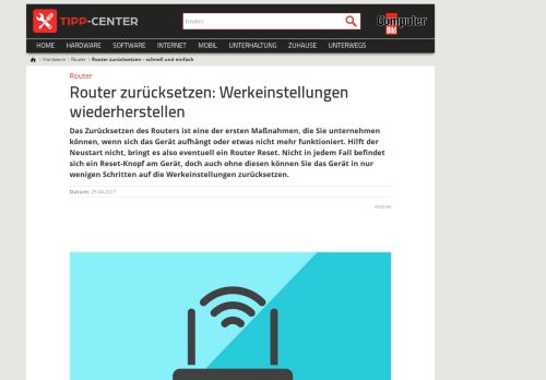 
                            3. Router zurücksetzen – schnell und einfach | TippCenter