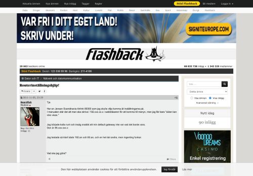 
                            8. Routerinställningshjäp! - Flashback Forum