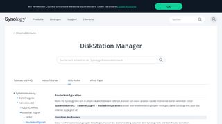 
                            5. Routerkonfiguration | Synology Inc.