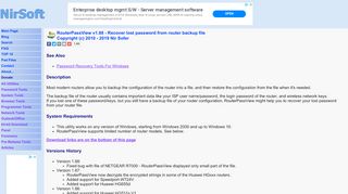 
                            9. RouterPassView - Recover lost password from router backup file on ...