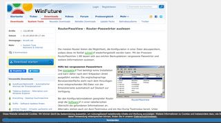 
                            10. RouterPassView - Router-Passwörter auslesen Download - WinFuture