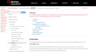 
                            10. Routes - Core Concepts | Architecture | OpenShift Enterprise 3.1