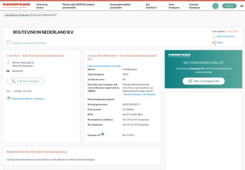 
                            13. Routevision Nederland B.v. - Rotterdam 3068 AV (Rotterdam ...