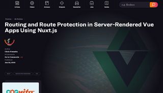 
                            13. Routing and Route Protection in Server-Rendered Vue Apps Using ...