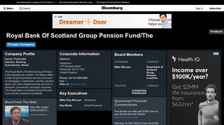 
                            6. Royal Bank of Scotland Group Pension Fund/The: Company Profile ...