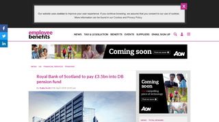 
                            5. Royal Bank of Scotland to pay £3.5bn into DB pension fund