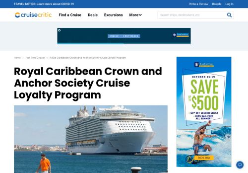 
                            7. Royal Caribbean Crown and Anchor Society Cruise Loyalty Program