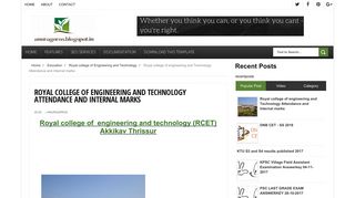 
                            5. Royal college of engineering and Technology Attendance and ...