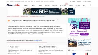 
                            9. Royal Enfield Bike Dealers, Showrooms in Ernakulam: 4 New Royal ...