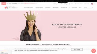 
                            2. Royal Engagement Rings | JamesAllen.com - Mobile
