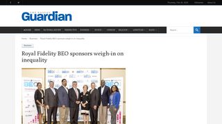 
                            12. Royal Fidelity BEO sponsors weigh-in on inequality - The Nassau ...