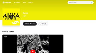 
                            5. Royal - Login | Shazam