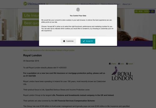 
                            7. Royal London - Life Insurance Ireland