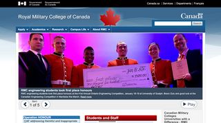 
                            3. Royal Military College of Canada