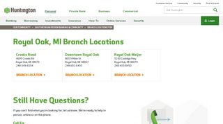 
                            11. Royal Oak, MI, Bank & ATM Locations | Huntington
