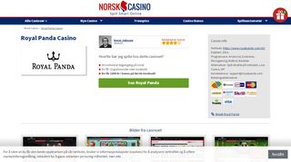 
                            4. Royal Panda Casino – 1000 kr + 10 freespins i bonus nå! - online casino