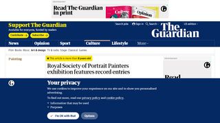 
                            13. Royal Society of Portrait Painters exhibition features record entries ...