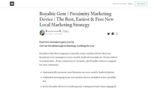 
                            11. Royaltie Gem | Proximity Marketing Device | The Best, Easiest & Free ...