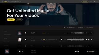 
                            10. Royalty-Free Music Licensing For Video, Film & Youtube - Artlist.io