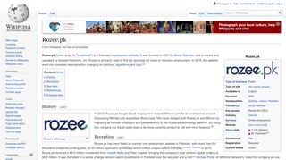 
                            9. Rozee.pk - Wikipedia
