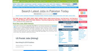 
                            1. Rozi Roti Job Jobs 2019 Pakistan - Jobz.pk