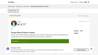 
                            4. Rozwiązano: Orange AirBox [Problem z hasłem] - Nasz Orange
