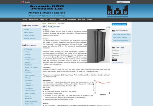 
                            5. RPG ProCorner - Acoustic Products - RPG Europe