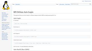 
                            9. RPi Debian Auto Login - eLinux.org