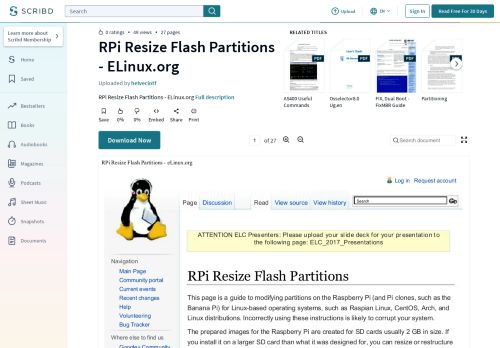 
                            3. RPi Resize Flash Partitions - ELinux.org | Graphical User Interfaces ...