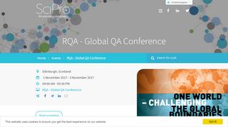 
                            8. RQA - Global QA Conference - SciPro