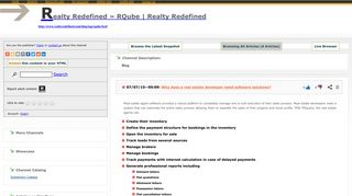
                            8. RQube – Realty Redefined - RSSing.com