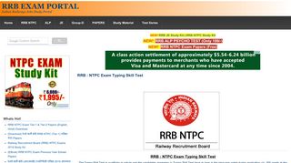 
                            8. RRB : NTPC Exam Typing Skill Test | RRB EXAM PORTAL - Indian ...