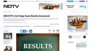 
                            9. RRB NTPC Results 2017: Know How To Check 2nd Stage Exam ...