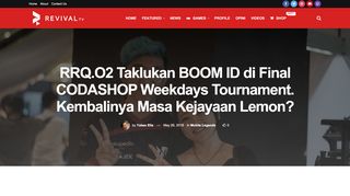 
                            10. RRQ.O2 Taklukan BOOM ID di Final CODASHOP Weekdays ...