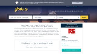 
                            5. RS Components Careers, RS Components Jobs in Ireland jobs.ie