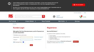 
                            6. RS Components | Elektronik und Elektromechanik