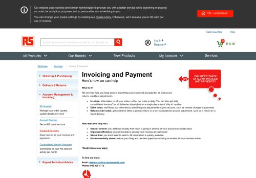 
                            5. RS Invoice and Payment - RS Components